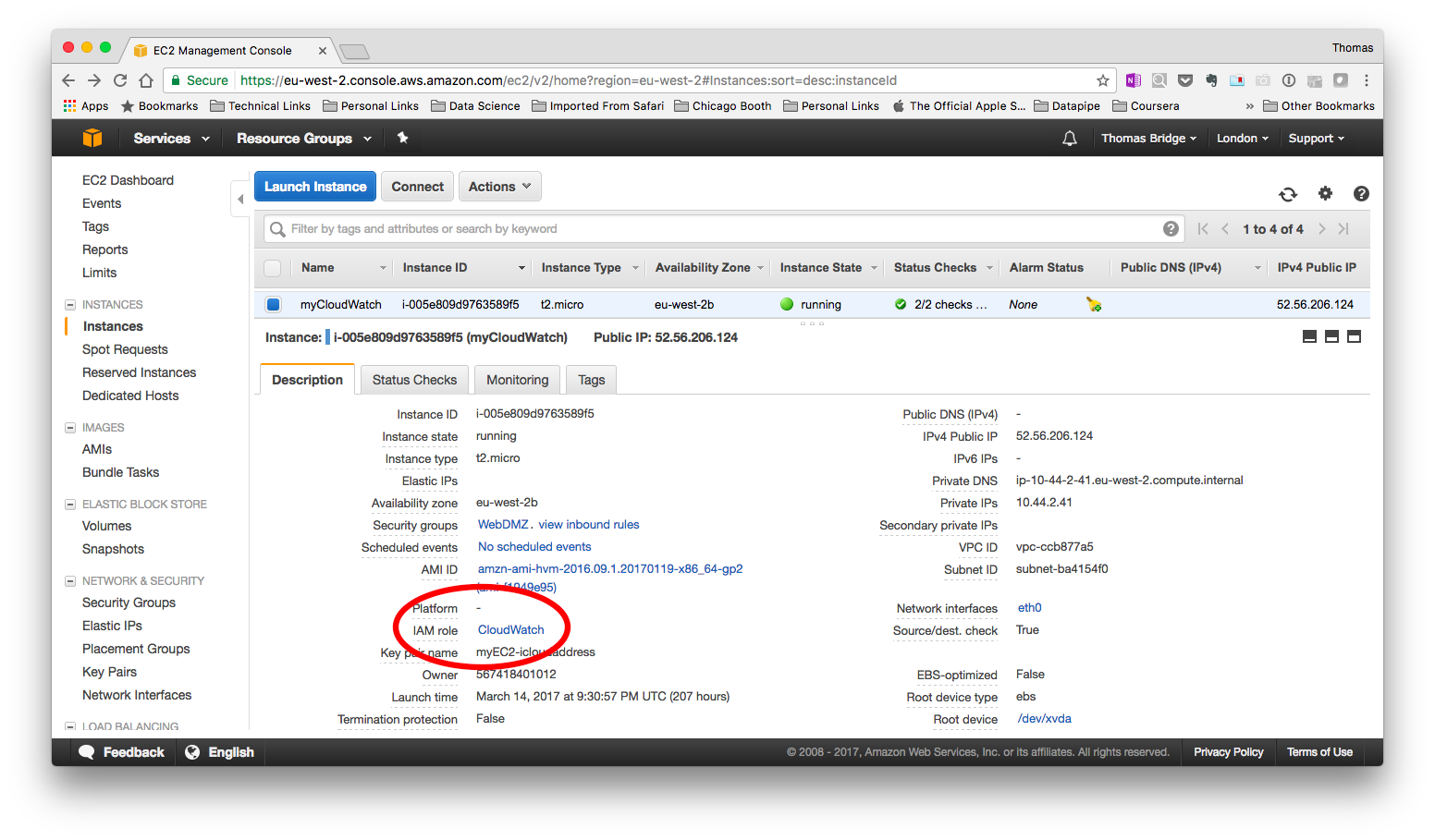 EC2 Console